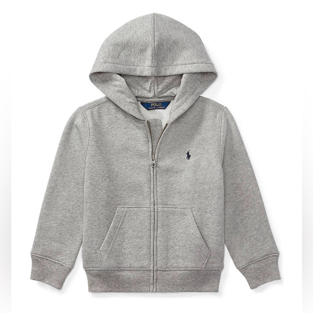 Ralph Lauren | Toddler Cotton Blend Fleece Full Zip Hoodie | Size 2T